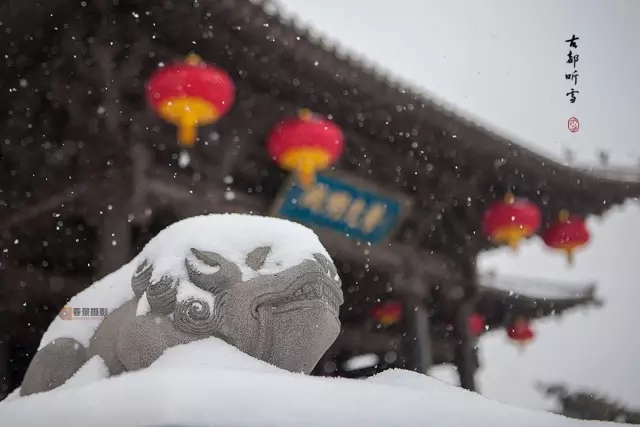 大同2018年的第一次與雪的邂逅，大同你太美了！